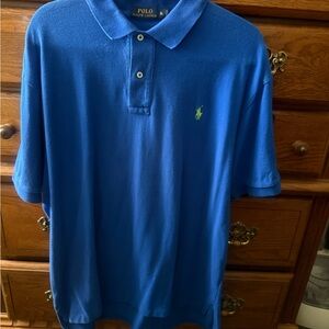 Ralph Lauren Men's Vibrant Blue Polo Shirt